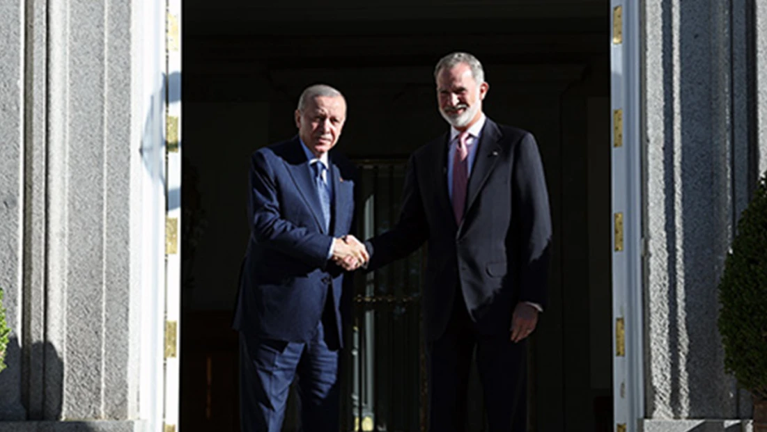 Cumhurbaşkanı Erdoğan, İspanya Kralı VI. Felipe ile görüştü