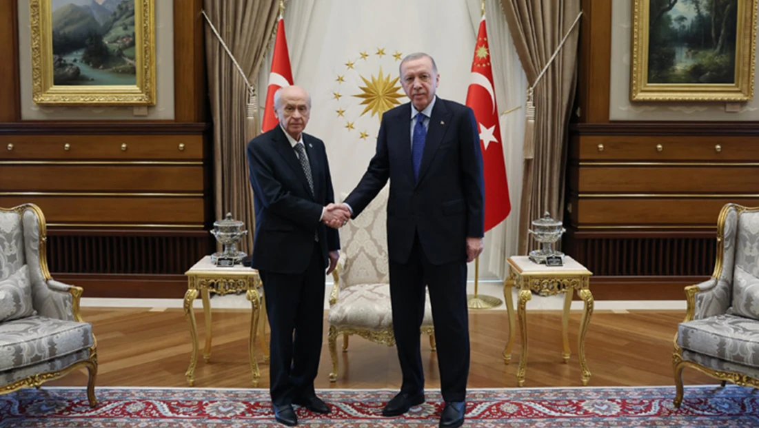 Cumhurbaşkanı Erdoğan ve MHP lideri Bahçeli görüşmesi başladı