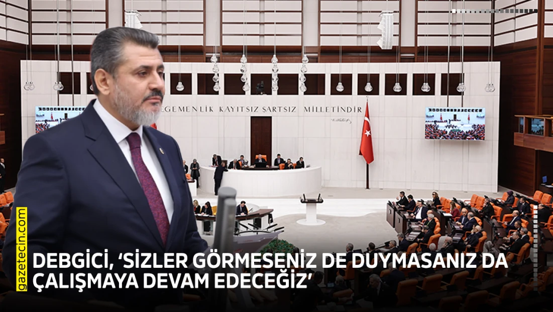 Debgici, ‘Sizler görmeseniz de duymasanız da çalışmaya devam edeceğiz’