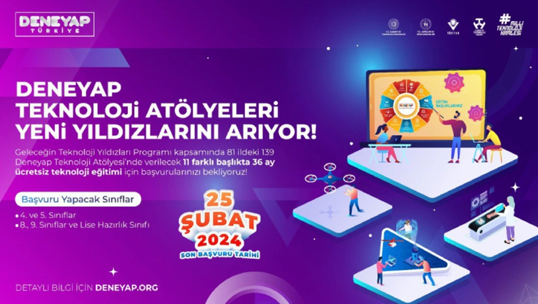 Deneyap yıldızlarını arıyor