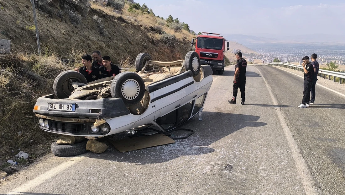 Elbistan karayolunda kaza! 1 ölü, 1 yaralı
