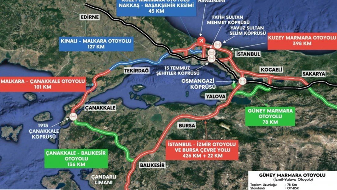 Güney Marmara Otoyolu, sanayi metropollerinin gücüne güç katacak