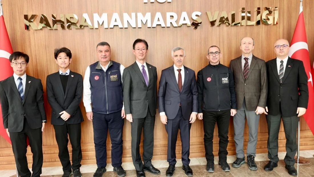 Japonya Büyükelçisi Tamura’dan Kahramanmaraş Valiliği’ne ziyaret