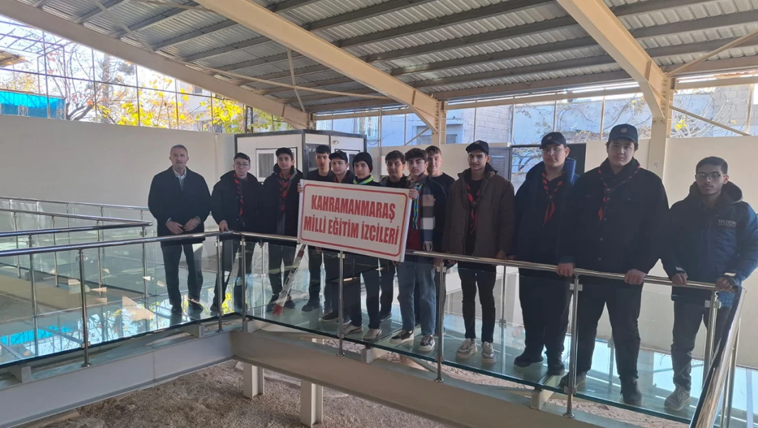 Kahramanmaraş’ta izciler tarihle buluştu