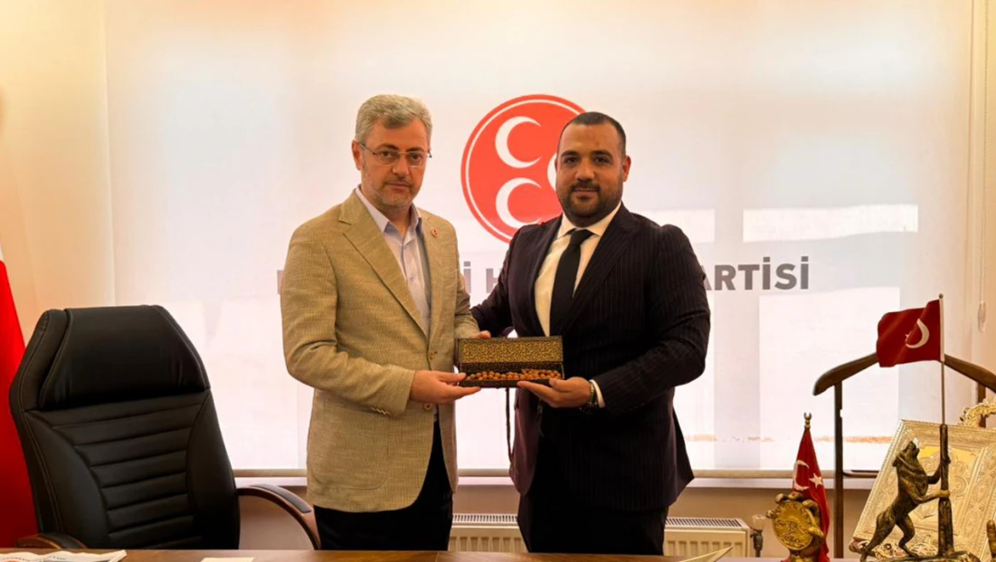 Şahinkanat’tan MHP Kahramanmaraş İl Başkanı Metehan’a hayırlı olsun ziyareti