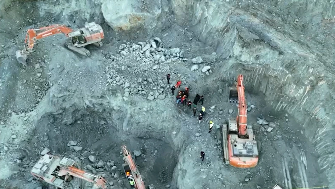 Şantiye müdürünün cenazesine ulaşıldı