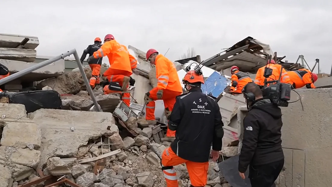 TSK İnsani Yardım Tugayı'nda arama kurtarma tatbikatı düzenlendi