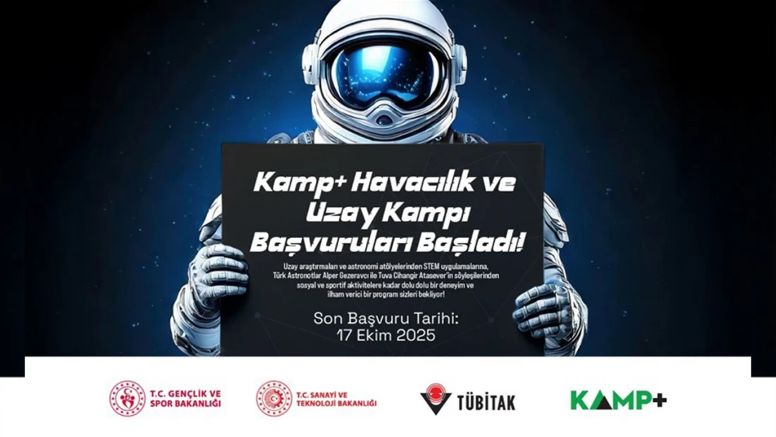 Uzay ve havacılığa ilgi duyan gençler kampta buluşacak