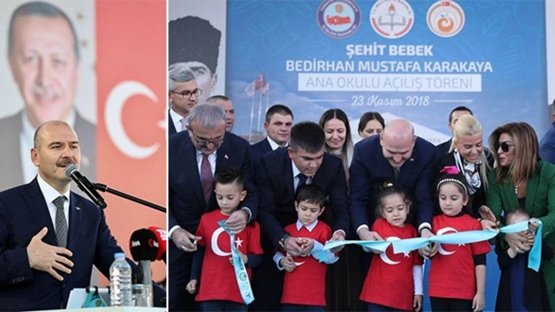 Bakan Soylu: 'Bizim Gerçeğimiz Şehitlerimizdir'