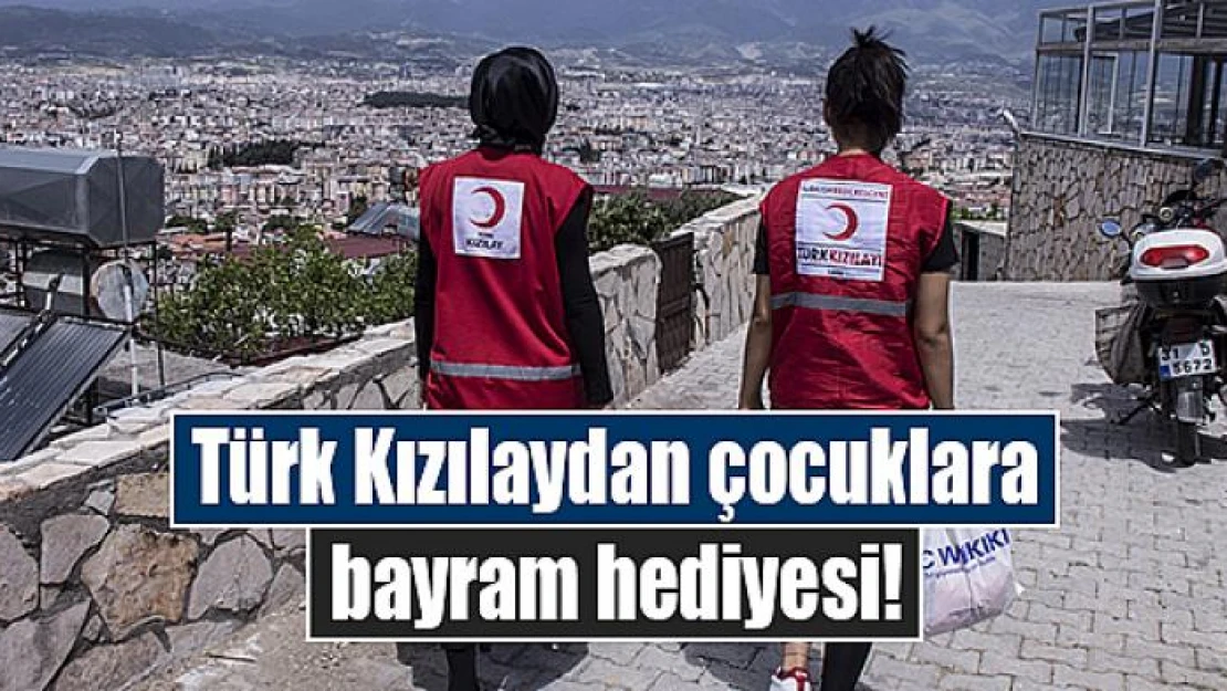 Türk Kızılaydan çocuklara bayram hediyesi