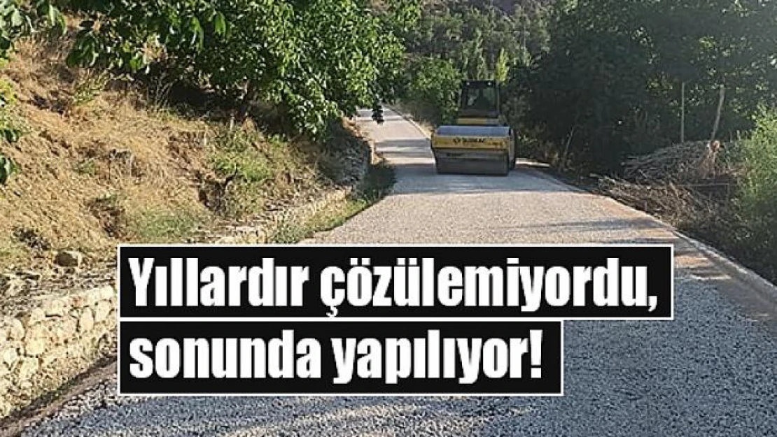 Yıllardır çözülemiyordu, sonunda yapılıyor