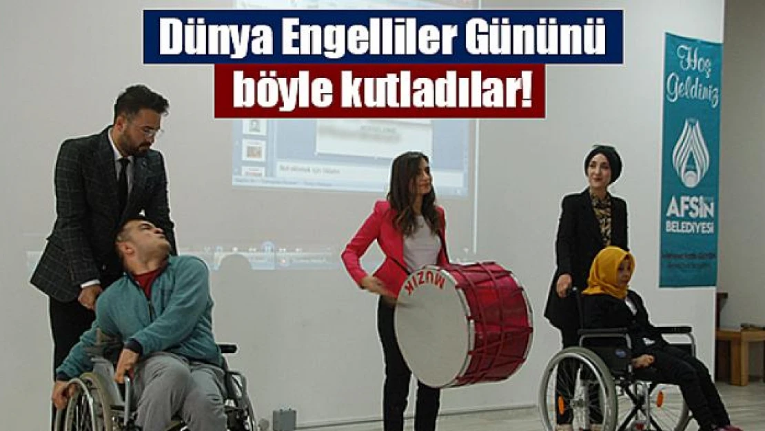 Dünya Engelliler Gününü böyle kutladılar!