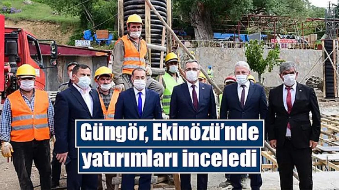 Güngör, Ekinözü'nde yatırımları inceledi