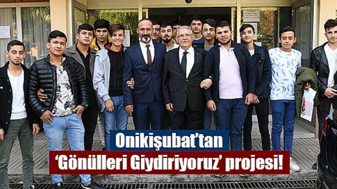 Onikişubat'tan 'Gönülleri Giydiriyoruz' projesi!