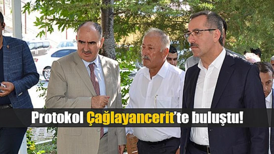 Protokol Çağlayancerit'te buluştu!