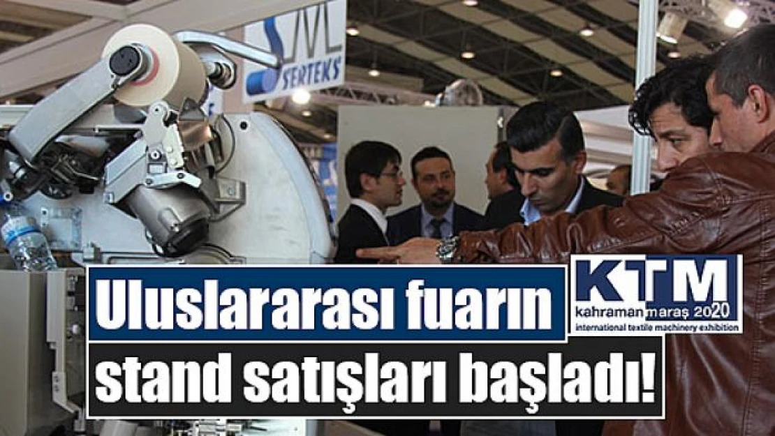 Uluslararası fuarın stand satışları başladı!