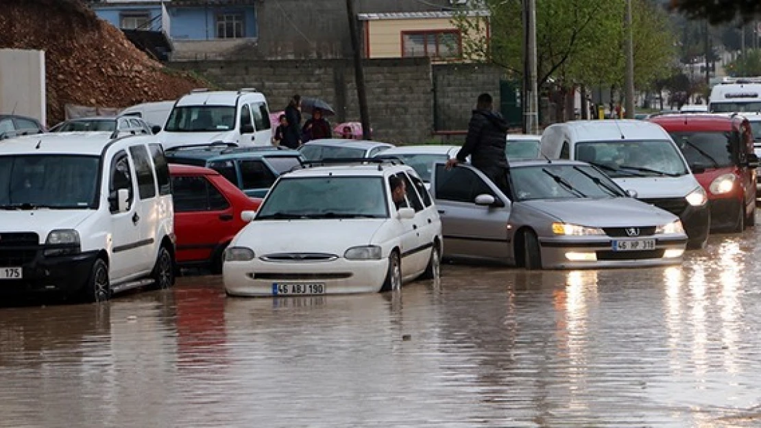 Kahramanmaraş'ta şiddetli sağanak!