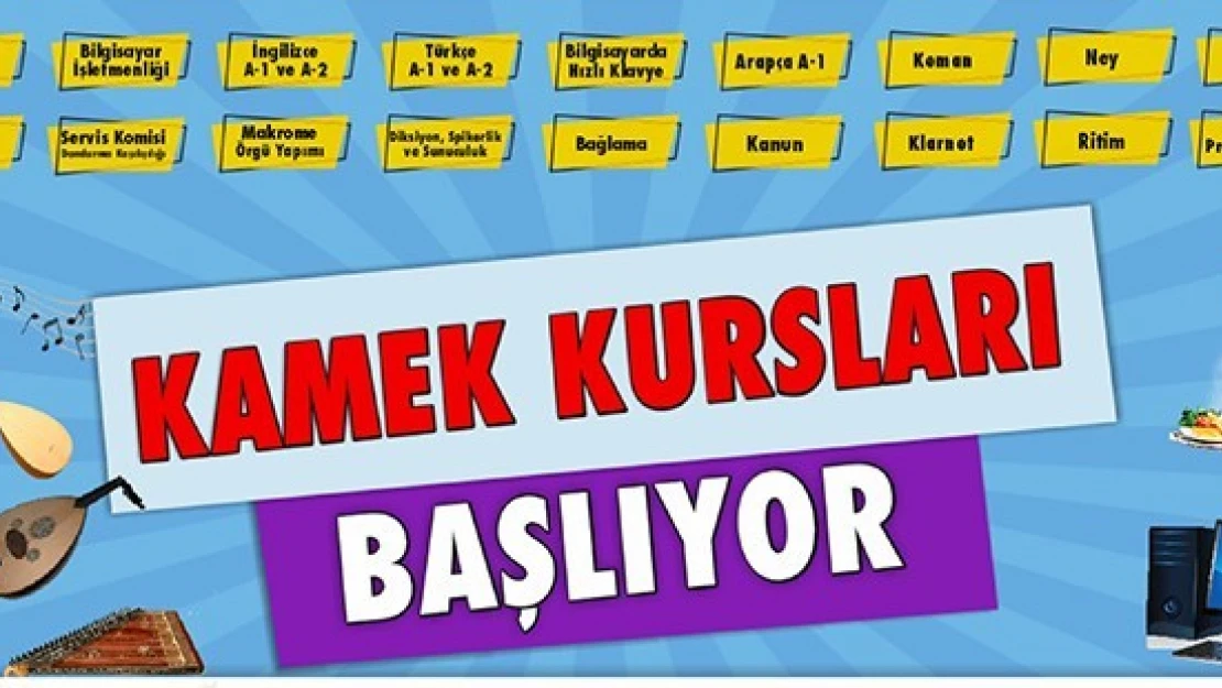 KAMEK'in yeni dönem kayıtları başladı!