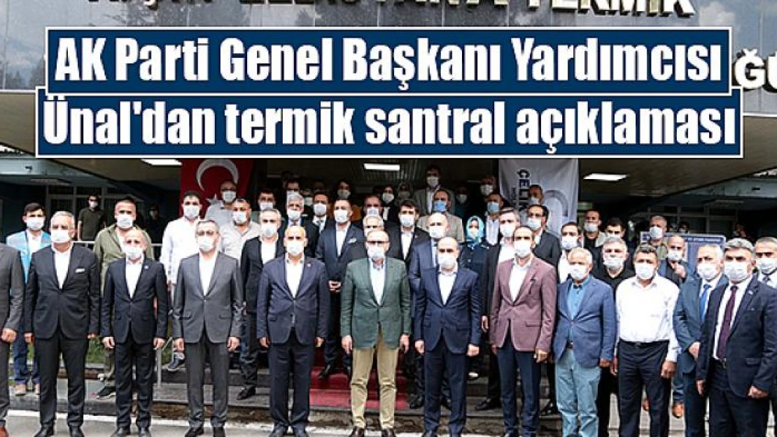 AK Parti Genel Başkan Yardımcısı Ünal'dan termik santral açıklaması