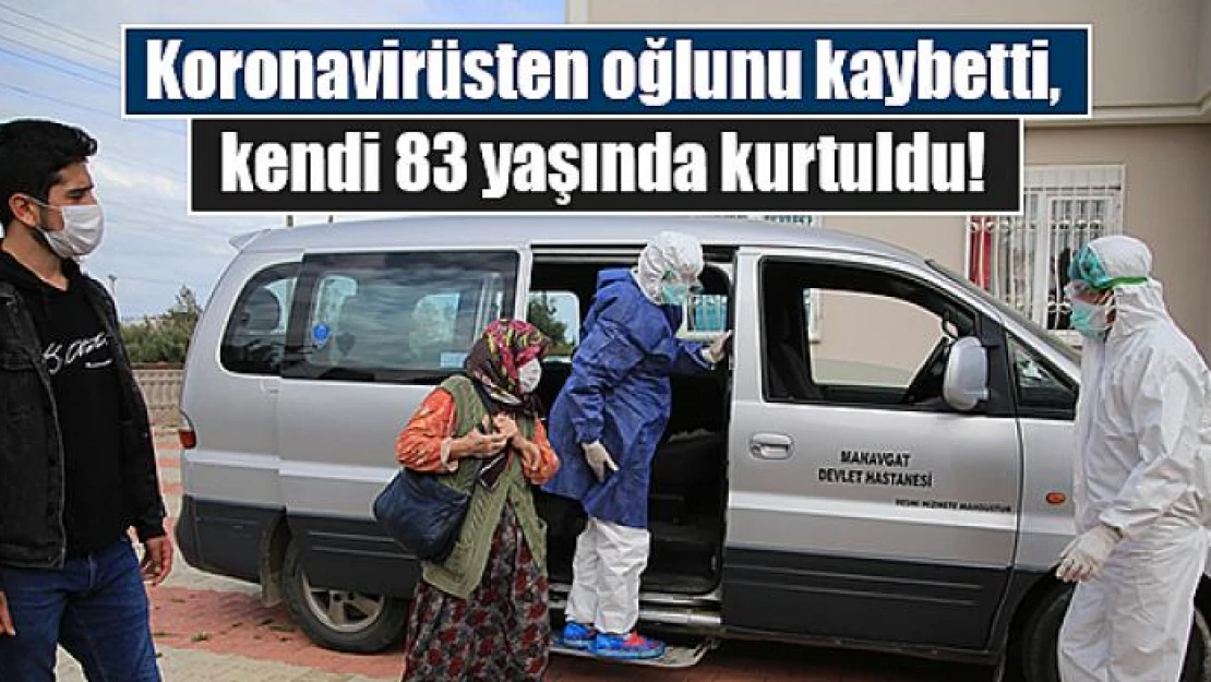 Koronavirüsten oğlunu kaybetti, kendi 83 yaşında kurtuldu!