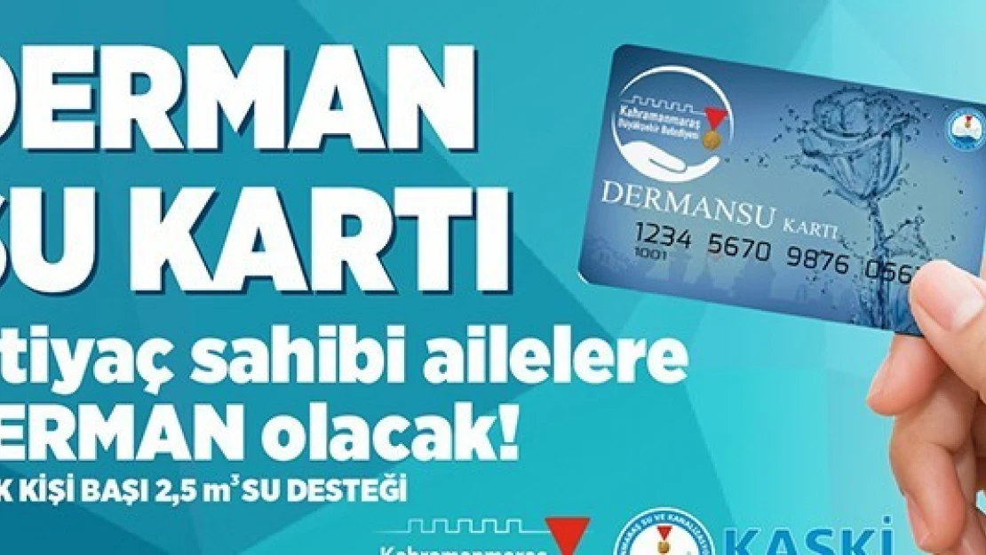 KASKİ'de, su tüketim desteği dönemi başladı!