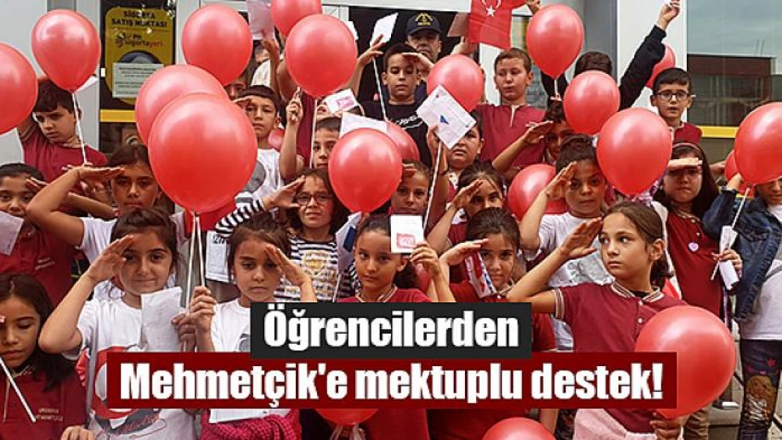 Öğrencilerden Mehmetçik'e mektuplu destek!