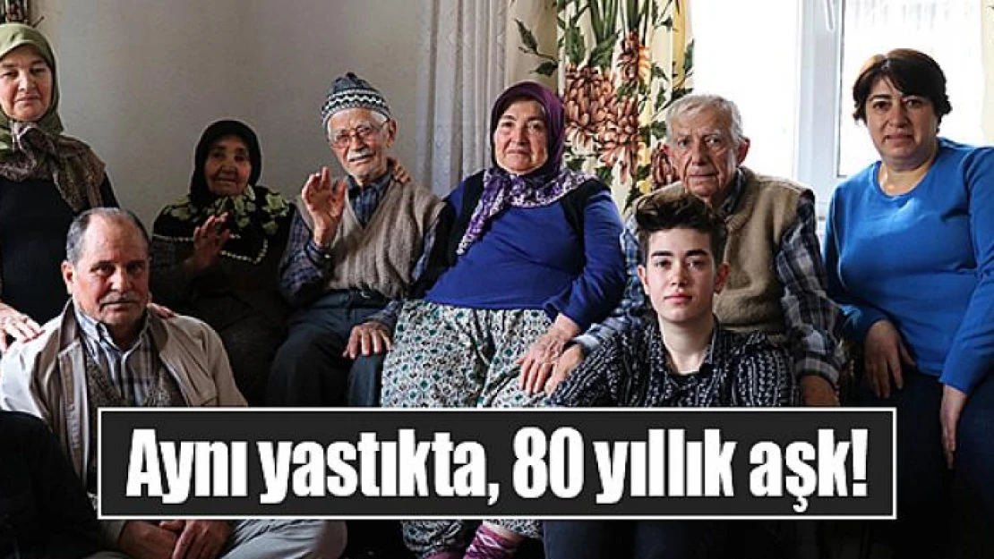 Aynı yastıkta, 80 yıllık aşk!