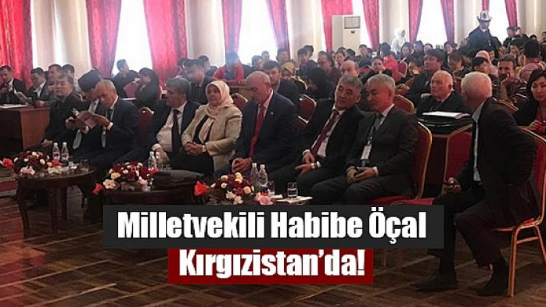 Milletvekili Habibe Öçal Kırgızistan'da!