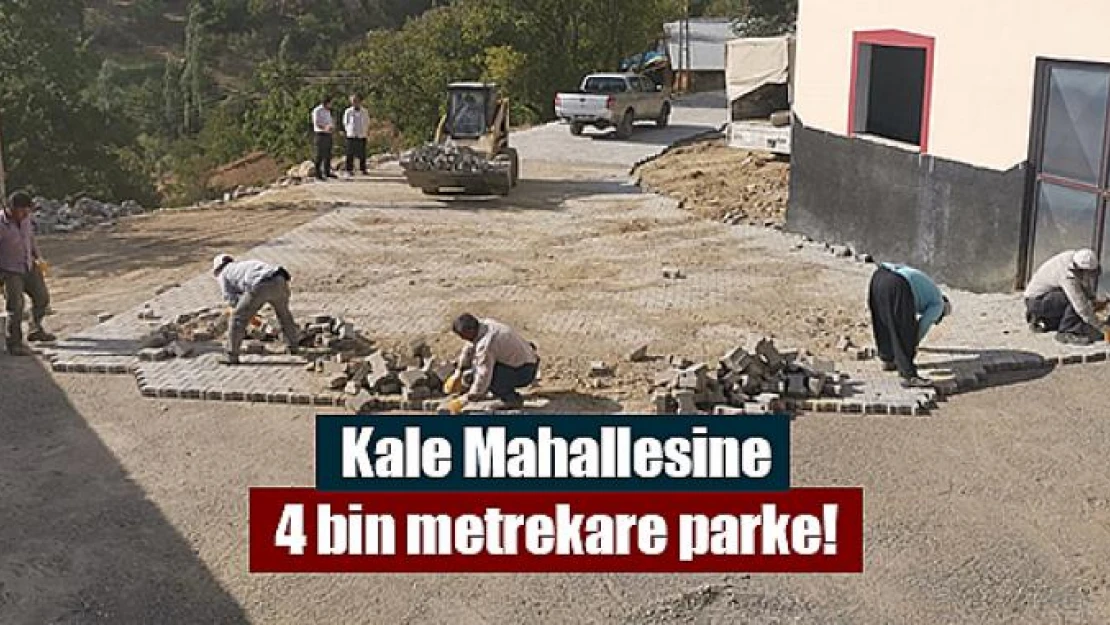 Kale Mahallesine 4 bin metrekare parke!