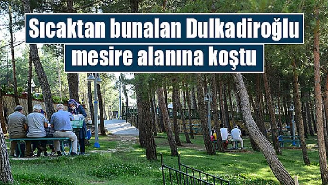 Sıcaktan bunalan Dulkadiroğlu mesire alanına koştu