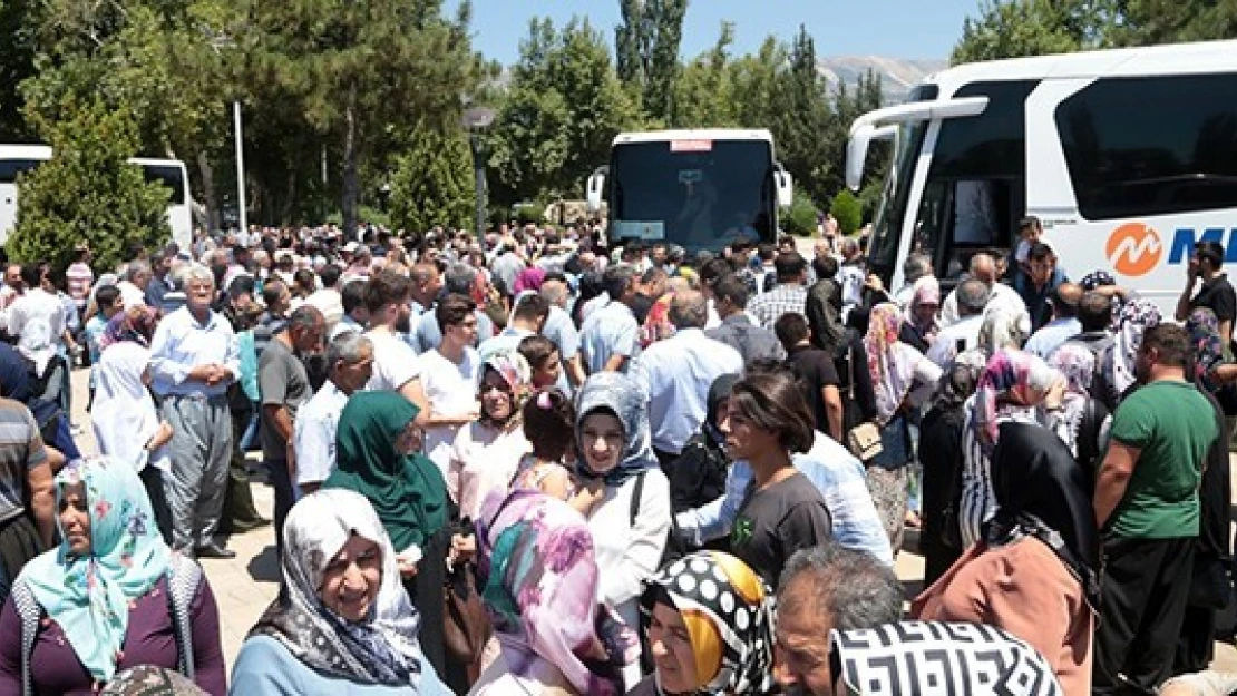 Kahramanmaraş'ta ilk hac kafilesi uğurlandı!