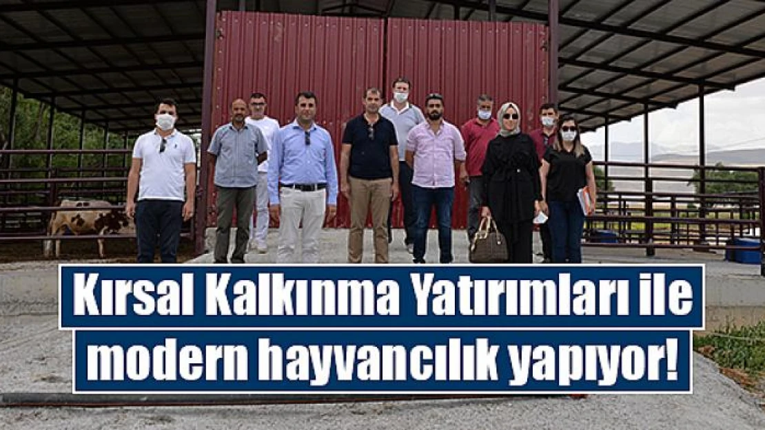 Kırsal Kalkınma Yatırımları ile modern hayvancılığa geçti