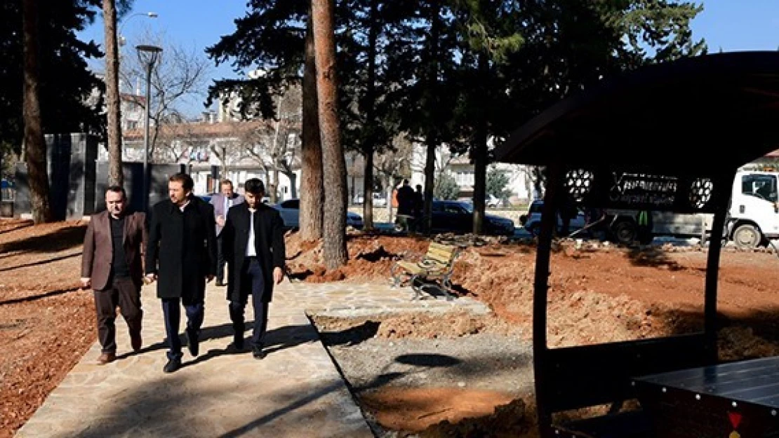 Kahramanmaraş'ta Hocalı Parkı yapımı devam ediyor!