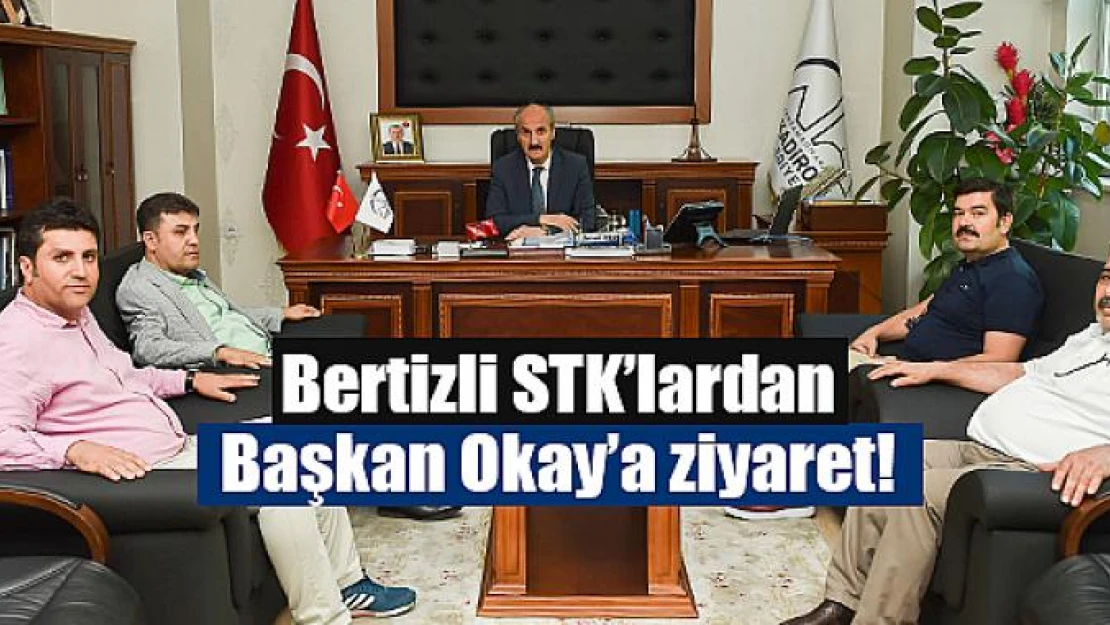 Bertizli STK'lardan Başkan Okay'a ziyaret!