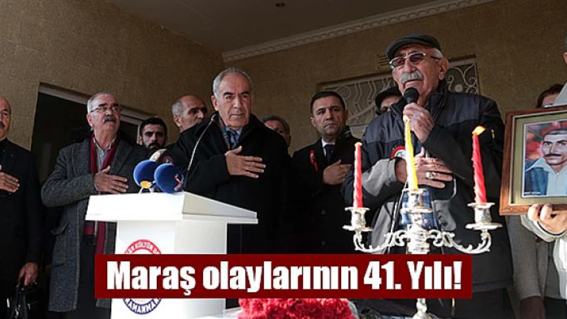 Maraş olaylarının 41. Yılı!