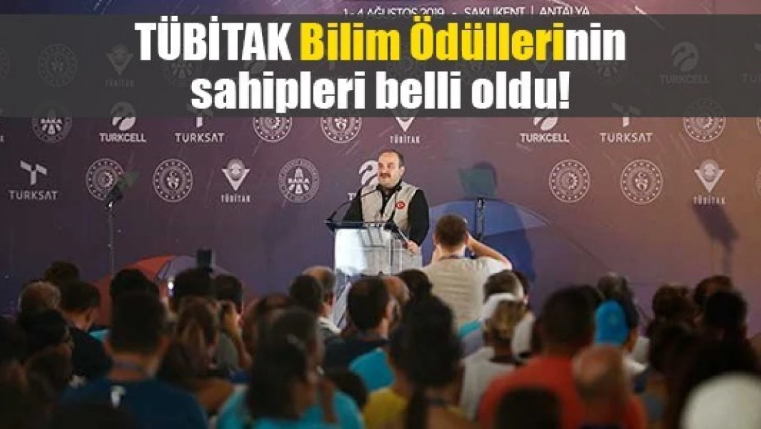 TÜBİTAK Bilim Ödüllerinin sahipleri belli oldu!