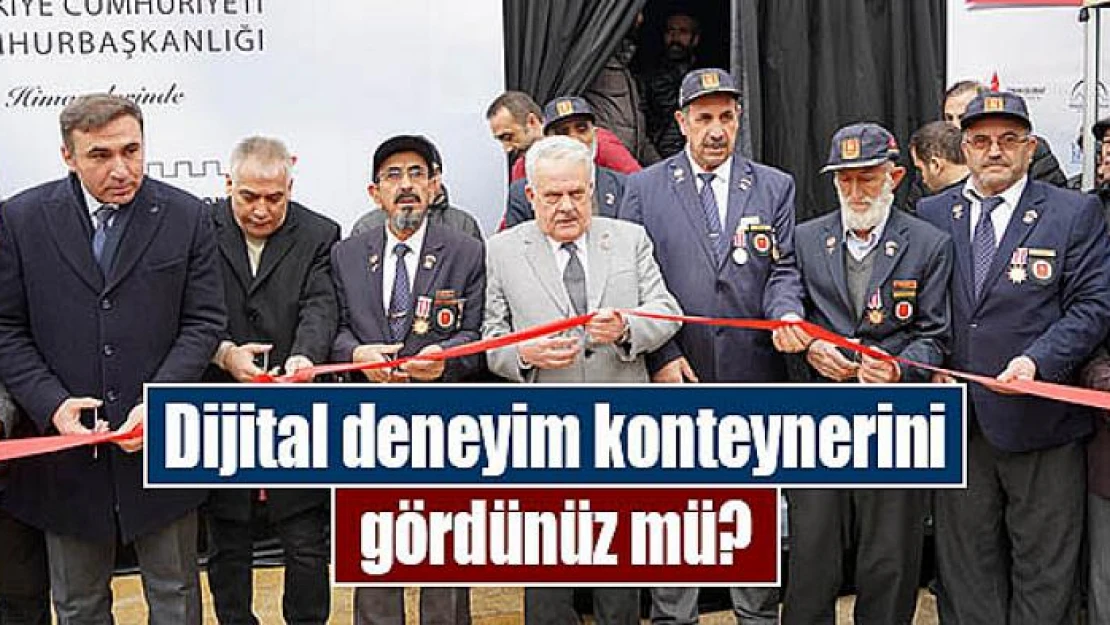 Dijital deneyim konteynerini gördünüz mü?