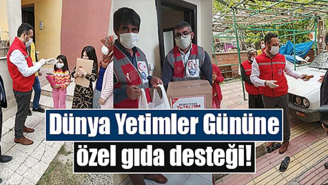 Dünya Yetimler Gününe özel gıda desteği