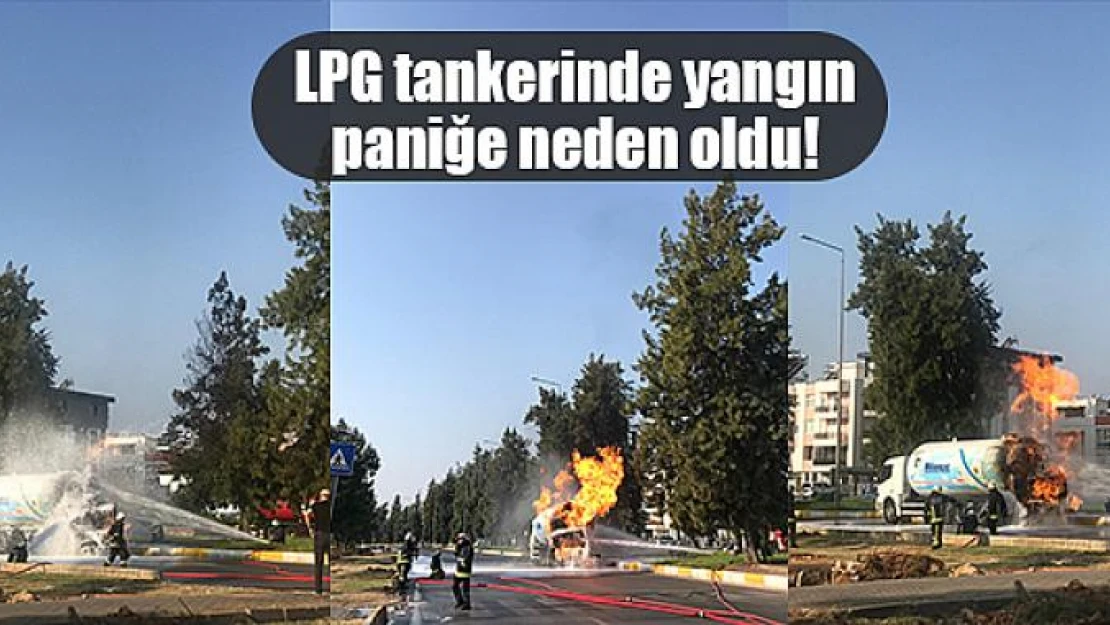 LPG tankerinde yangın paniğe neden oldu!