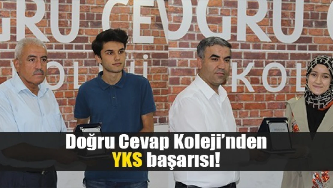 Doğru Cevap Koleji'nden YKS başarısı!