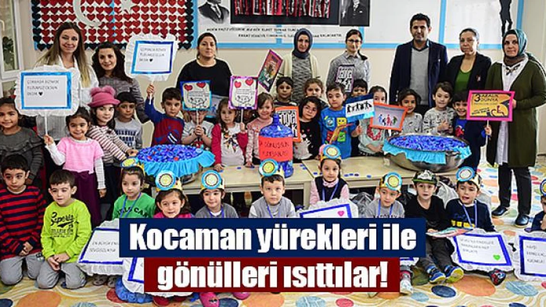 Kocaman yürekleri ile gönülleri ısıttılar!