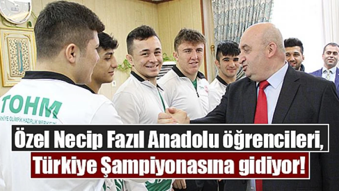 Özel Necip Fazıl Anadolu öğrencileri, Türkiye Şampiyonasına gidiyor!