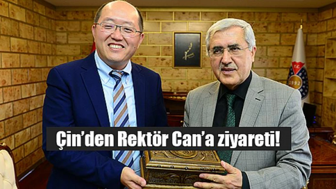 Çin'den Rektör Can'a ziyareti!