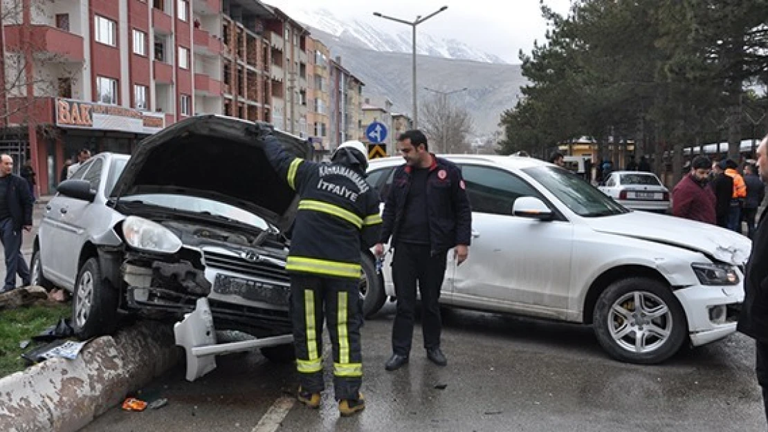 Kahramanmaraş'ta trafik kazası: 1 yaralı!