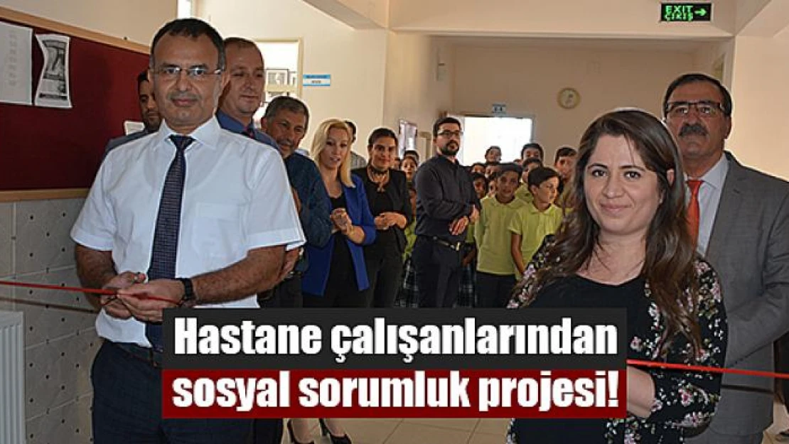 Hastane çalışanlarından sosyal sorumluk projesi!