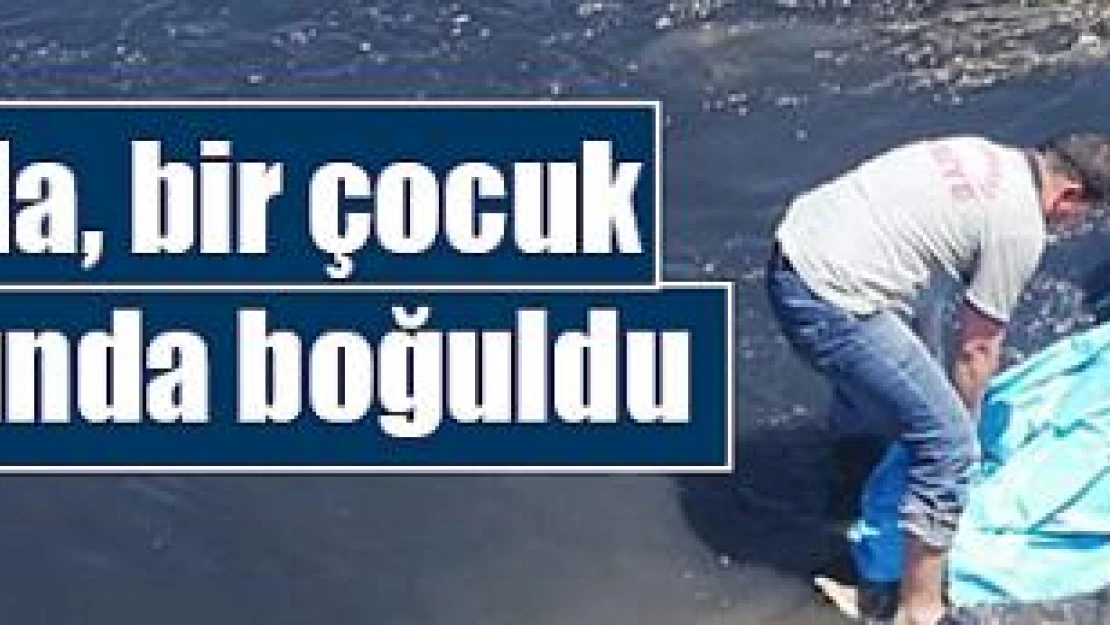 Bir kadın çayda, bir çocuk sulama havuzunda boğuldu