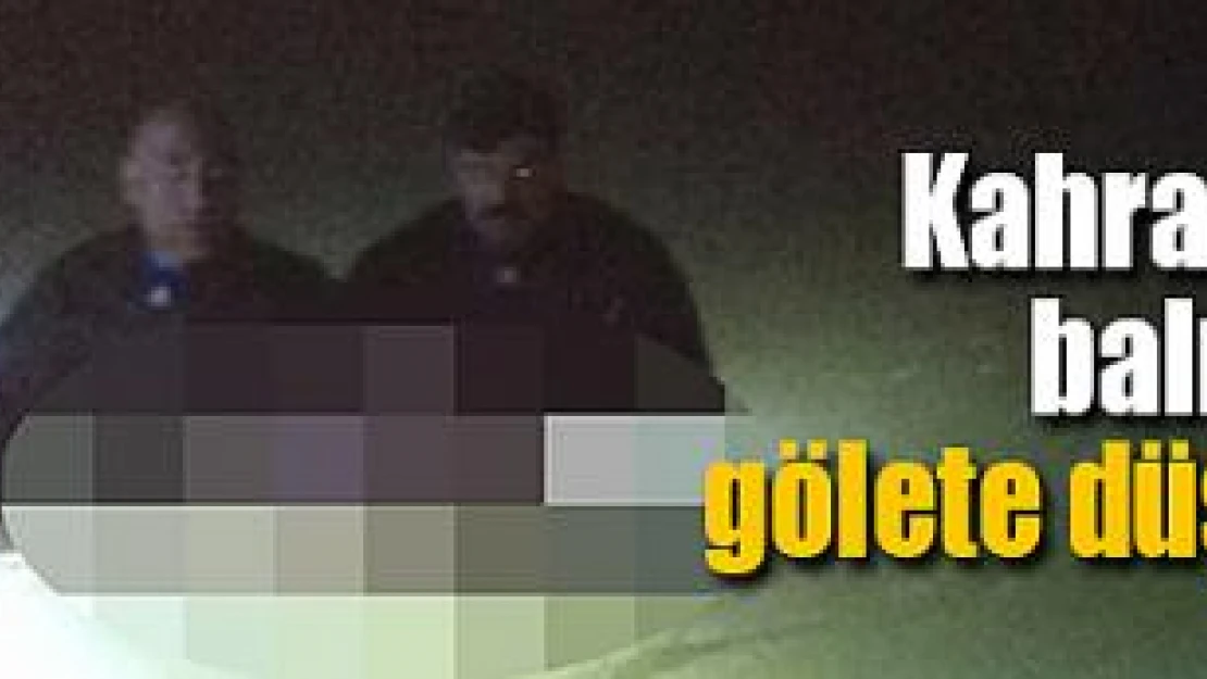 Kahramanmaraş'ta balık avlarken gölete düşen kişi boğuldu