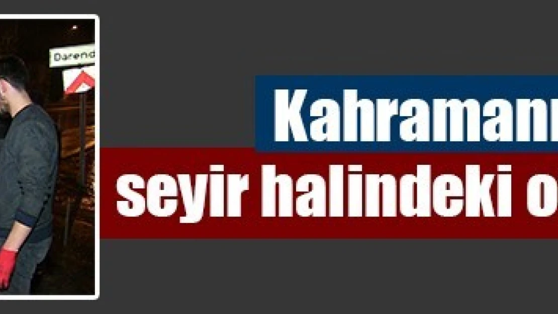 Kahramanmaraş'ta seyir halindeki otomobil yandı!