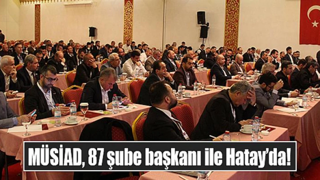 MÜSİAD, 87 şube başkanı ile Hatay'da!