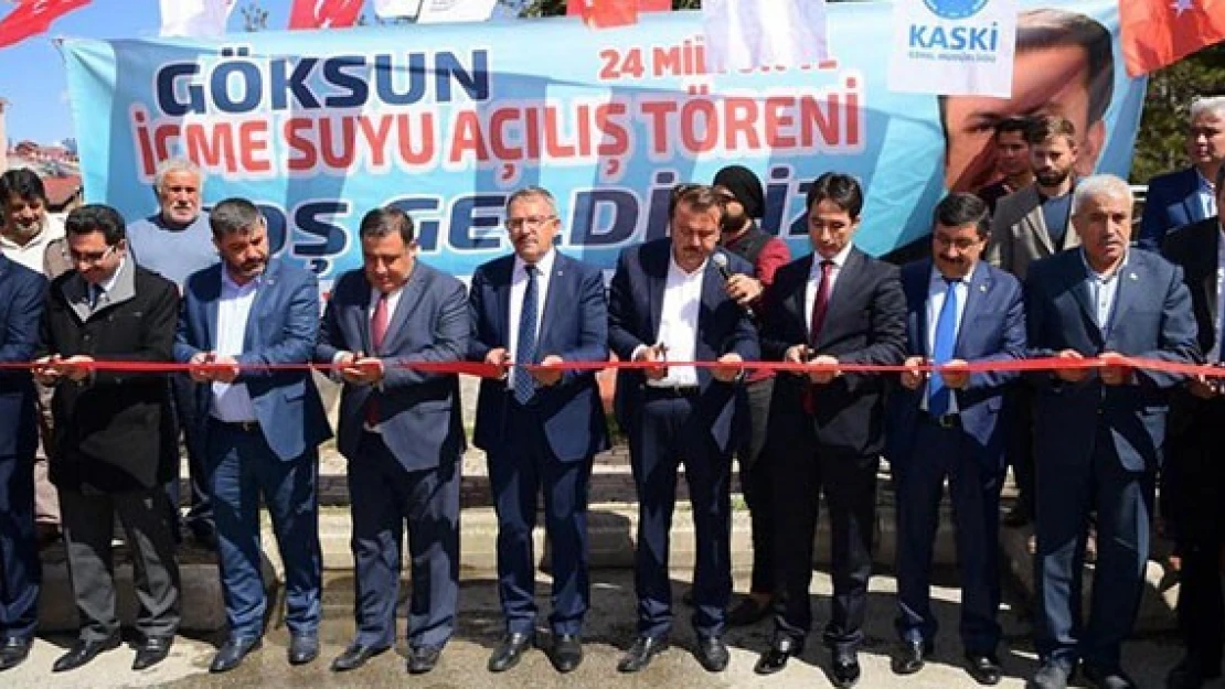 24 Milyonluk yatırım Göksun'da hizmete açıldı!